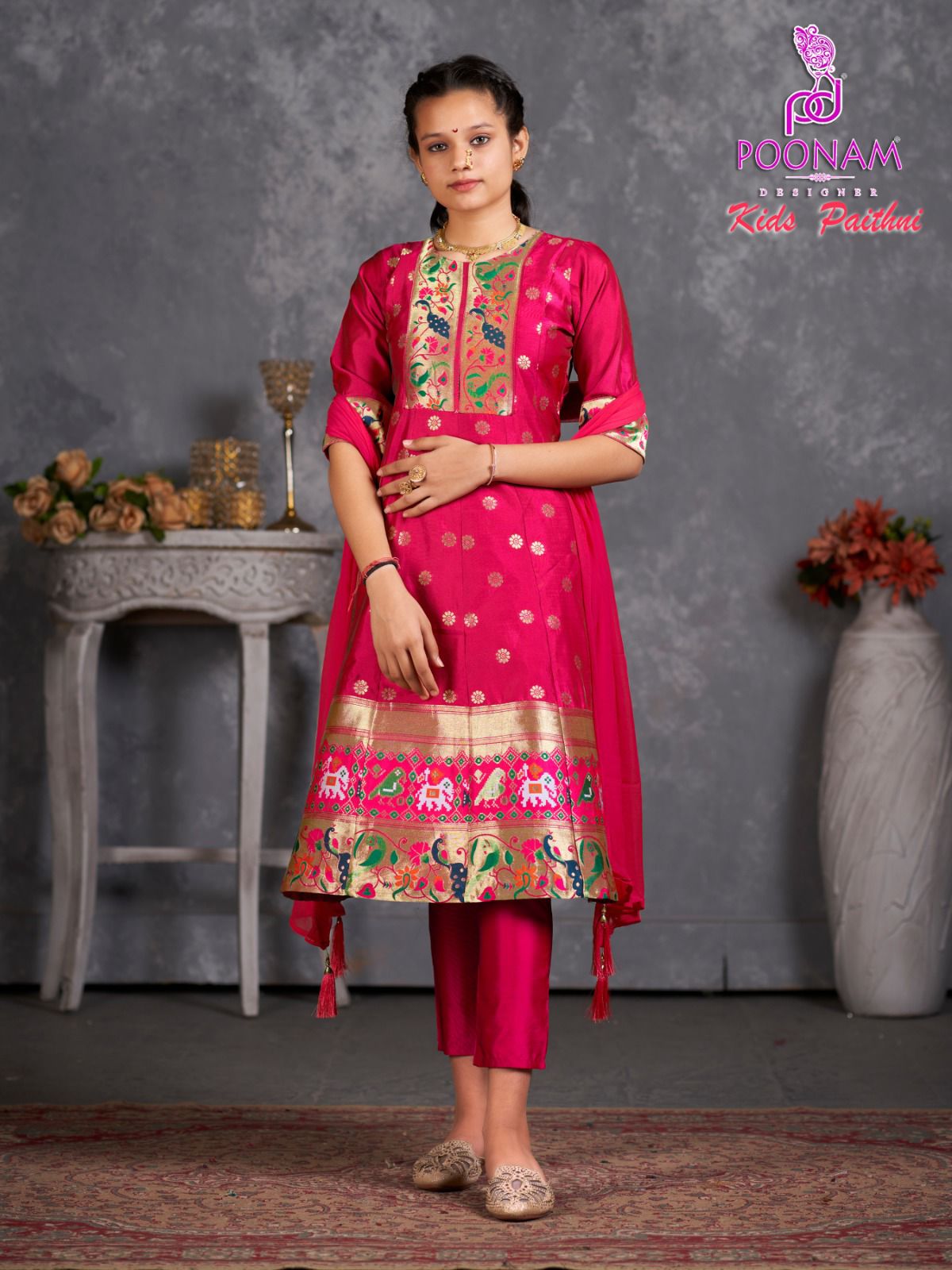 Paithni By Poonam Kids Color Set Girls Wear Catalog
